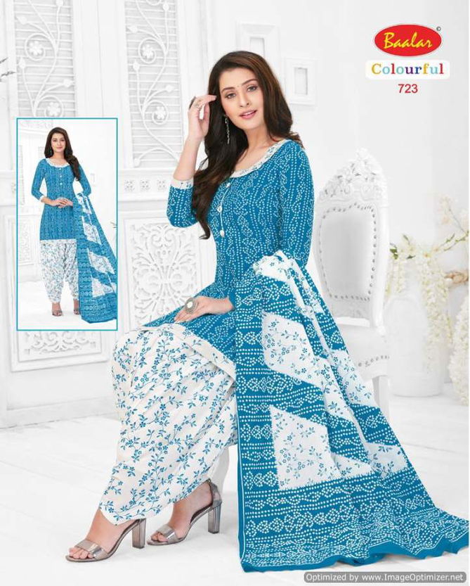 Baalar Colourful 7 Readymade Cotton Printed Designer Casual Dress Collection